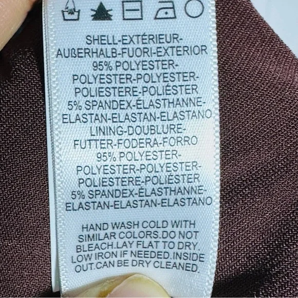 Dress the Population Women's Natasha Sequin Sheath Mocha Midi Dress XL - Picture 16 of 16